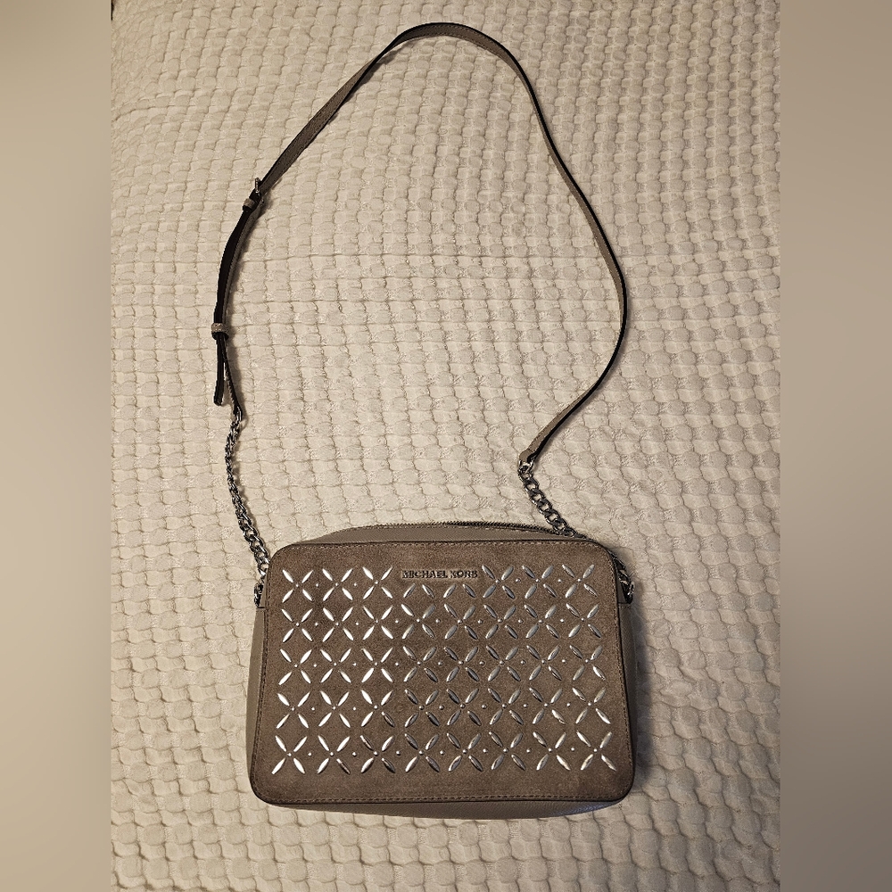 Michael Kors Tan Crossbody Bag with Classic Design